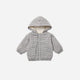 Quincy Mae - Hooded Woven Jacket - Midnight Gingham