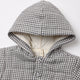 Quincy Mae - Hooded Woven Jacket - Midnight Gingham
