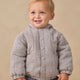 Quincy Mae - Hooded Woven Jacket - Midnight Gingham