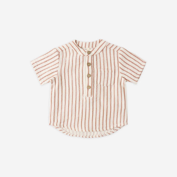 Quincy Mae - Jaxson Shirt - Vintage Stripe