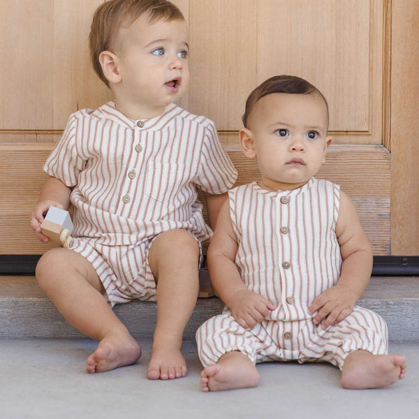 Quincy Mae - Jaxson Shirt - Vintage Stripe