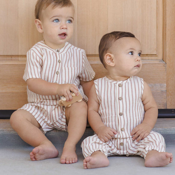 Quincy Mae - Jaxson Shirt - Vintage Stripe