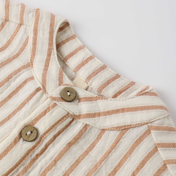 Quincy Mae - Jaxson Shirt - Vintage Stripe