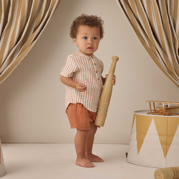Quincy Mae - Jaxson Shirt - Vintage Stripe
