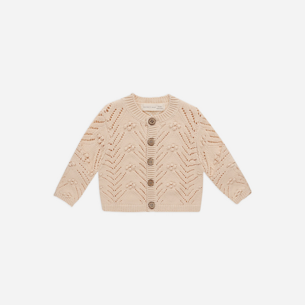 Quincy Mae - Knit Cardigan - Shell