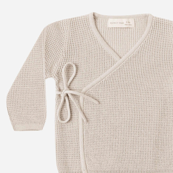 Quincy Mae - Footed Knit Pant - Oat