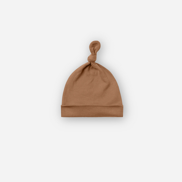 Quincy Mae - Knotted Baby Hat - Cinnamon