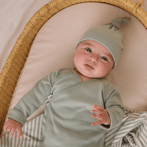 Quincy Mae - Knotted Baby Hat - Mint