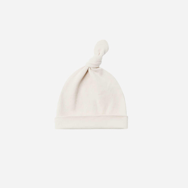 Quincy Mae - Knotted Baby Hat - Natural
