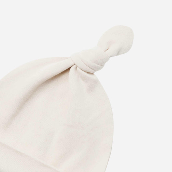 Quincy Mae - Knotted Baby Hat - Natural