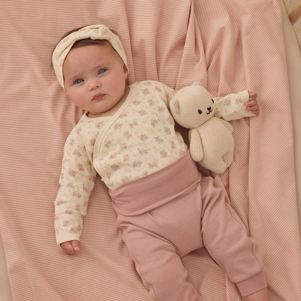 Quincy Mae - Knotted Headband - Flower Field