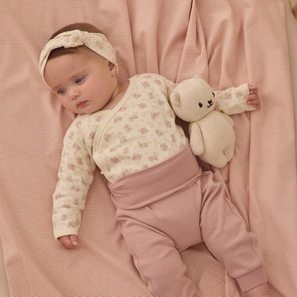 Quincy Mae - Knotted Headband - Flower Field