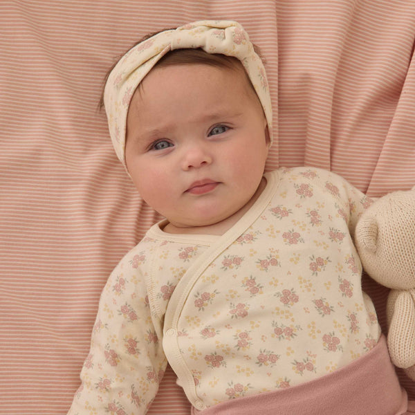 Quincy Mae - Knotted Headband - Flower Field