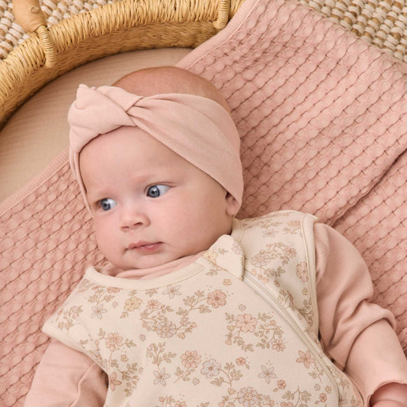 Quincy Mae - Knotted Headband Dusty Rose