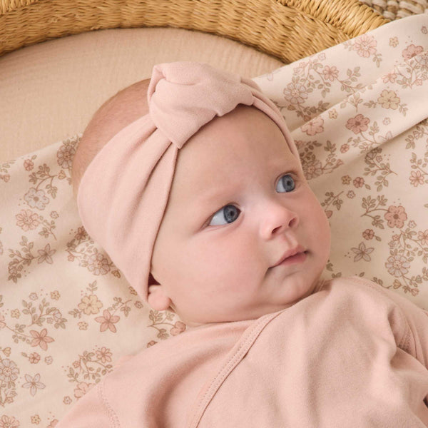 Quincy Mae - Knotted Headband Dusty Rose