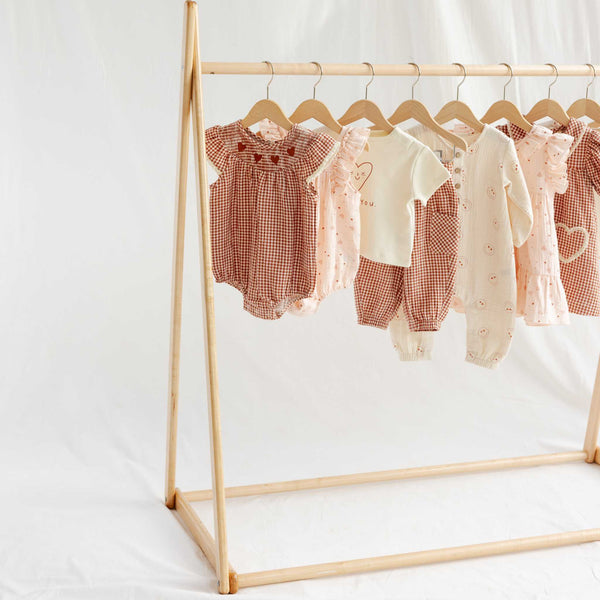 Quincy Mae - Lenore Romper - Red Gingham