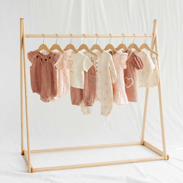 Quincy Mae - Lenore Romper - Red Gingham