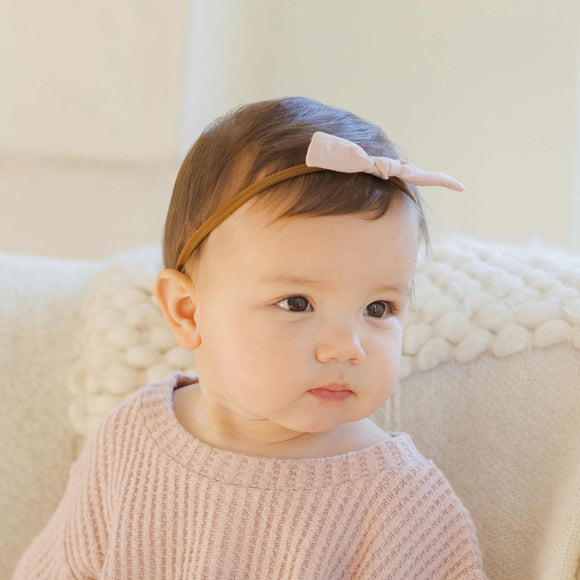 Quincy Mae - Little Knot Headband - Rose