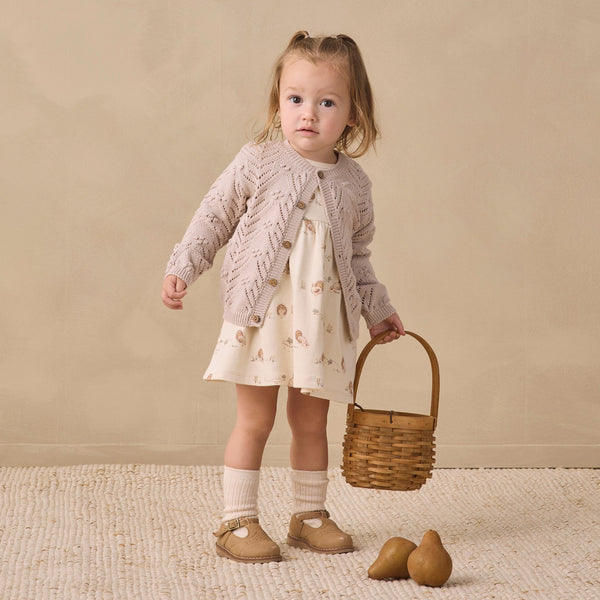 Quincy Mae - Long Sleeve Baby Dress - Turkey