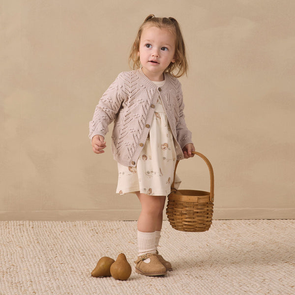 Quincy Mae - Long Sleeve Baby Dress - Turkey