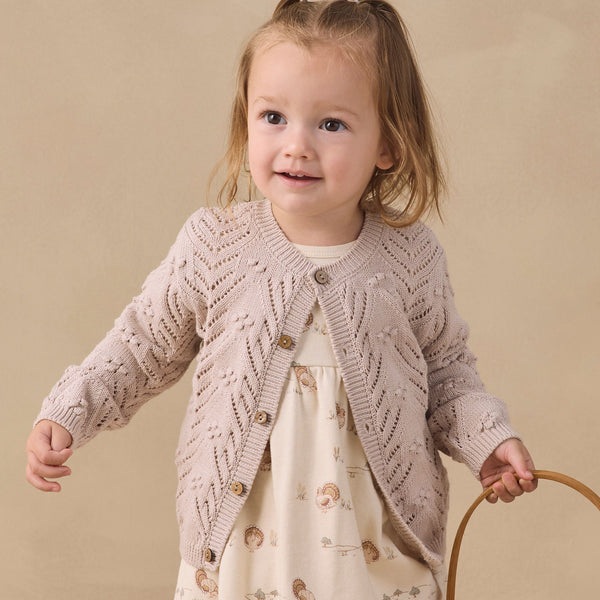 Quincy Mae - Long Sleeve Baby Dress - Turkey