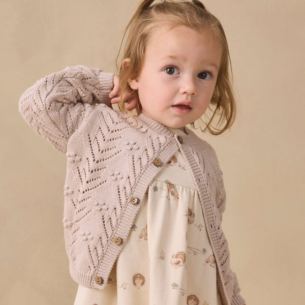Quincy Mae - Long Sleeve Baby Dress - Turkey