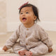 Quincy Mae - Long Sleeve Bubble Romper - Lilac Mist