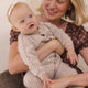 Quincy Mae - Long Sleeve Bubble Romper - Lilac Mist