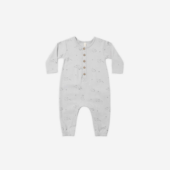 Quincy Mae - Long Sleeve Jumpsuit Squirrel