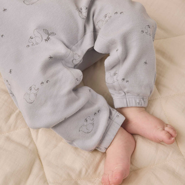 Quincy Mae - Long Sleeve Jumpsuit Squirrel