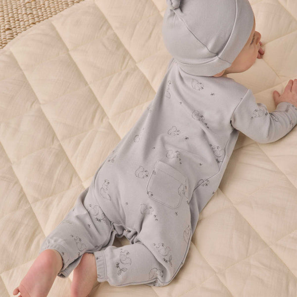 Quincy Mae - Long Sleeve Jumpsuit Squirrel