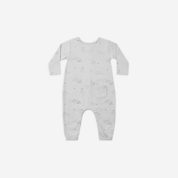 Quincy Mae - Long Sleeve Jumpsuit Squirrel
