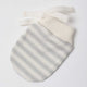 Quincy Mae - No Scratch Mittens, Set of 2 Cloud Stripe, Cloud