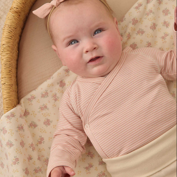 Quincy Mae - Organic Cotton Swaddle – Flower Field