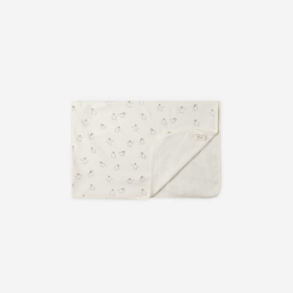 Quincy Mae - Organic Swaddle Blanket - Penguins
