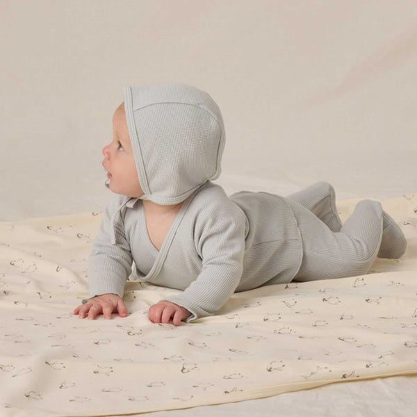 Quincy Mae - Organic Swaddle Blanket - Penguins