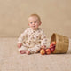 Quincy Mae - Pocketed Woven Jumpsuit - Apples