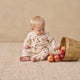 Quincy Mae - Pocketed Woven Jumpsuit - Apples