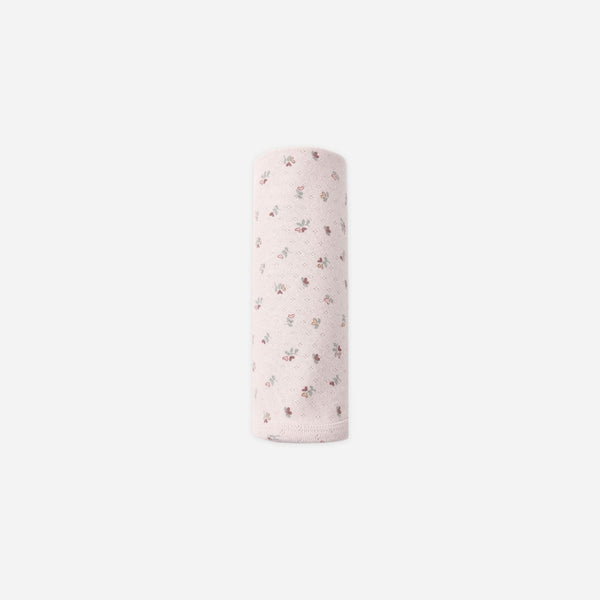 Quincy Mae - Pointelle Baby Blanket - Heart Ditsy