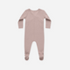 Quincy Mae - Pointelle Wrap Footie - Mauve