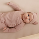 Quincy Mae - Pointelle Wrap Footie - Mauve