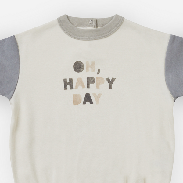 Quincy Mae - Relaxed Bubble Romper - Oh, Happy Day