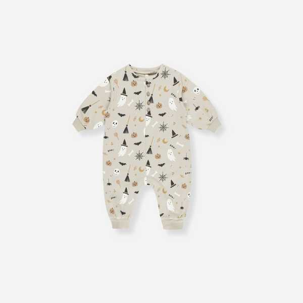 Quincy Mae - Relaxed Fleece Jumpsuit - Halloween