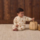 Quincy Mae - Relaxed Fleece Jumpsuit - Pumpkins