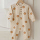 Quincy Mae - Relaxed Fleece Jumpsuit - Pumpkins