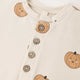 Quincy Mae - Relaxed Fleece Jumpsuit - Pumpkins