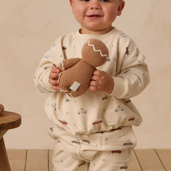 Quincy Mae - Relaxed Fleece Sweatshirt - Cars