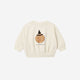 Quincy Mae - Relaxed Fleece Sweatshirt - Lil Pumpkin