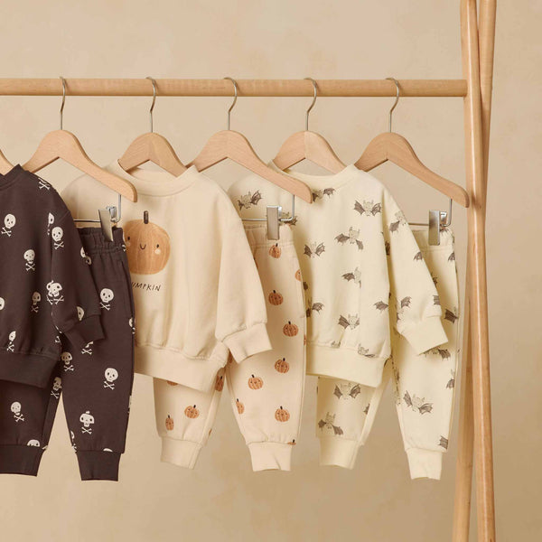Quincy Mae - Relaxed Fleece Sweatshirt- Pumpkin