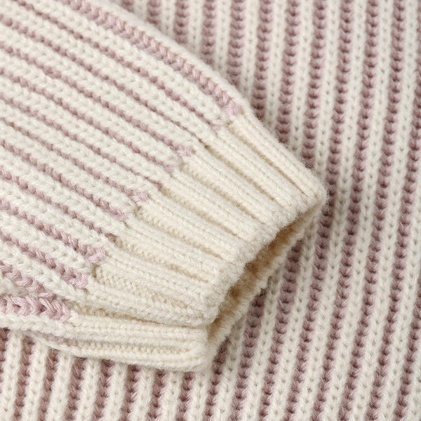 Quincy Mae - Relaxed Knit Sweater - Lilac